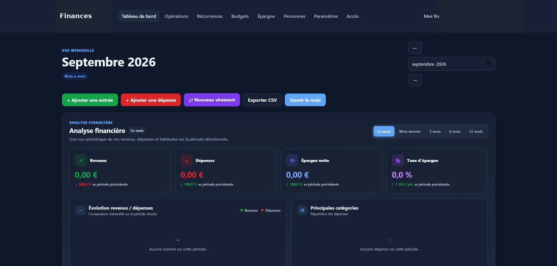Application de gestion financière